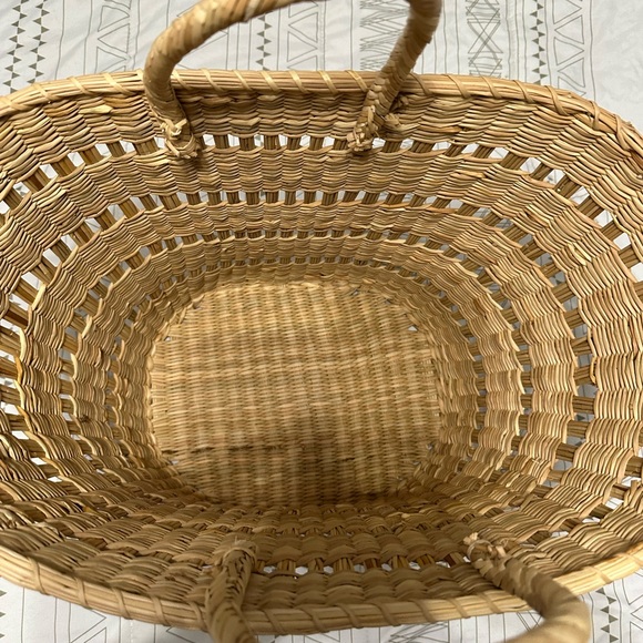 Studio McGee Novelty Tote Basket with Handles. - Picture 6 of 7